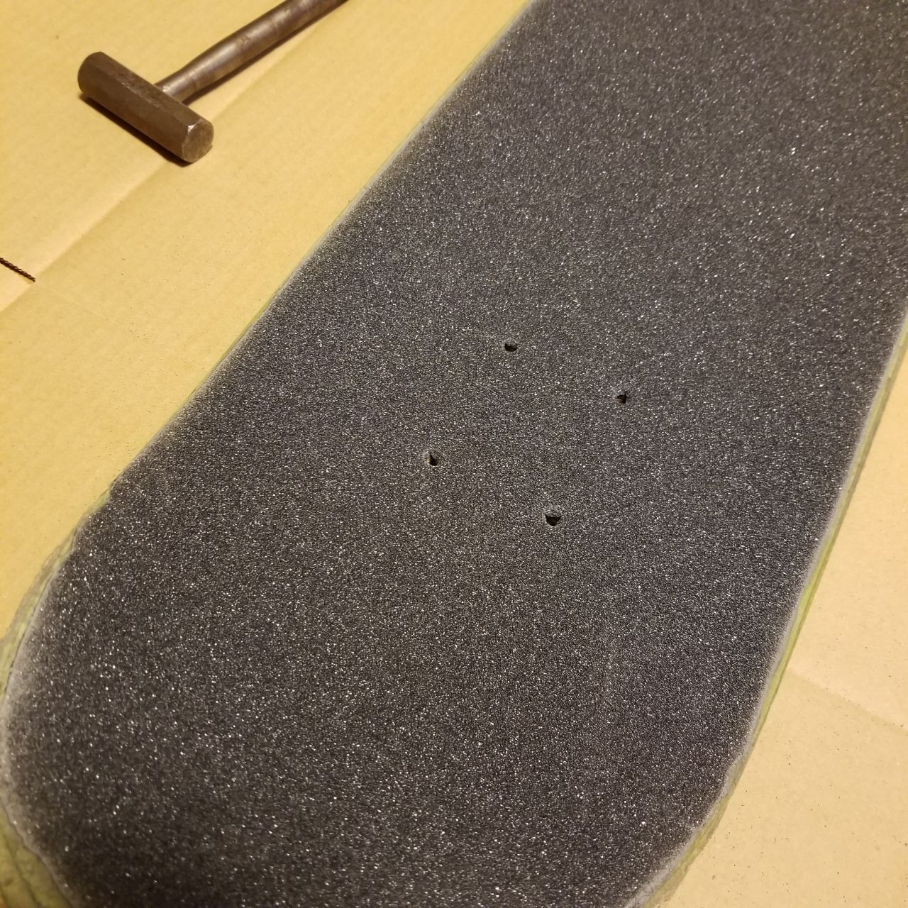 スケボー デッキテープ貼り付け 浅く広い趣味の備忘録