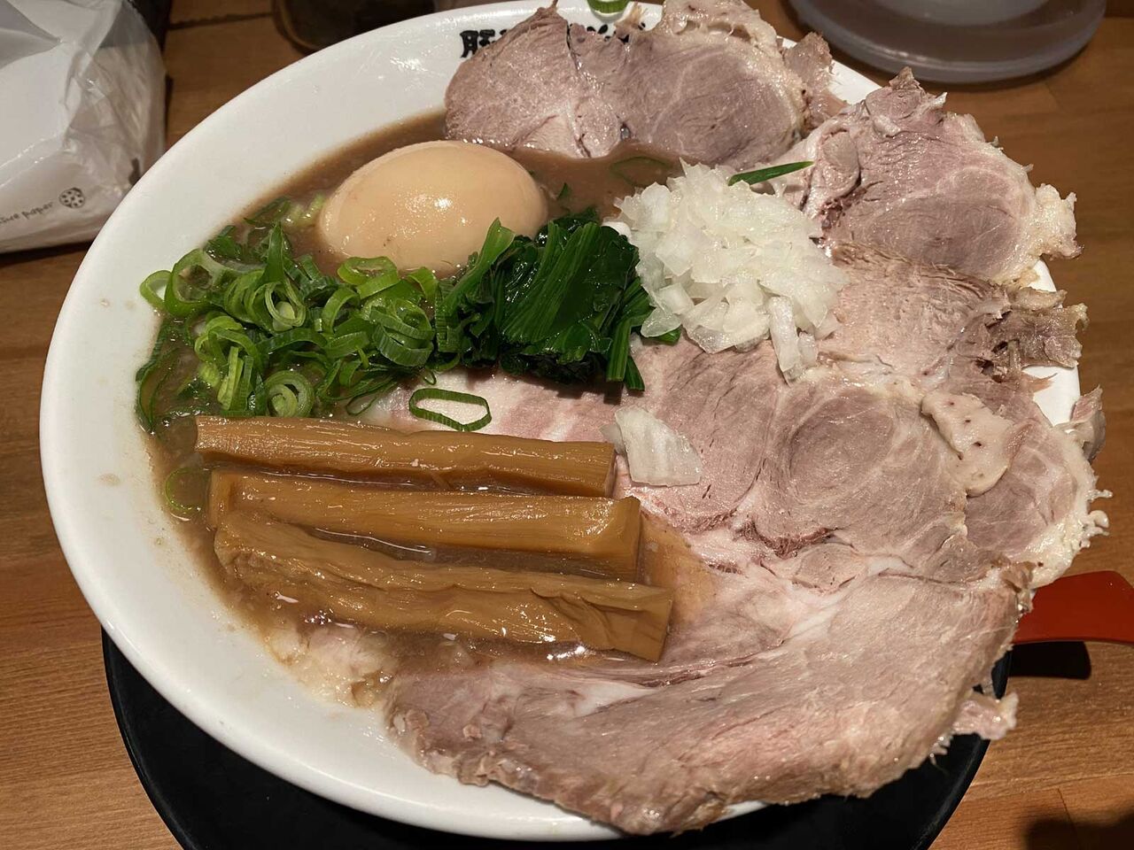 豚骨中華そば がんたれ 17回目 麺一杯 豚骨中華そば がんたれ 17回目 麺一杯