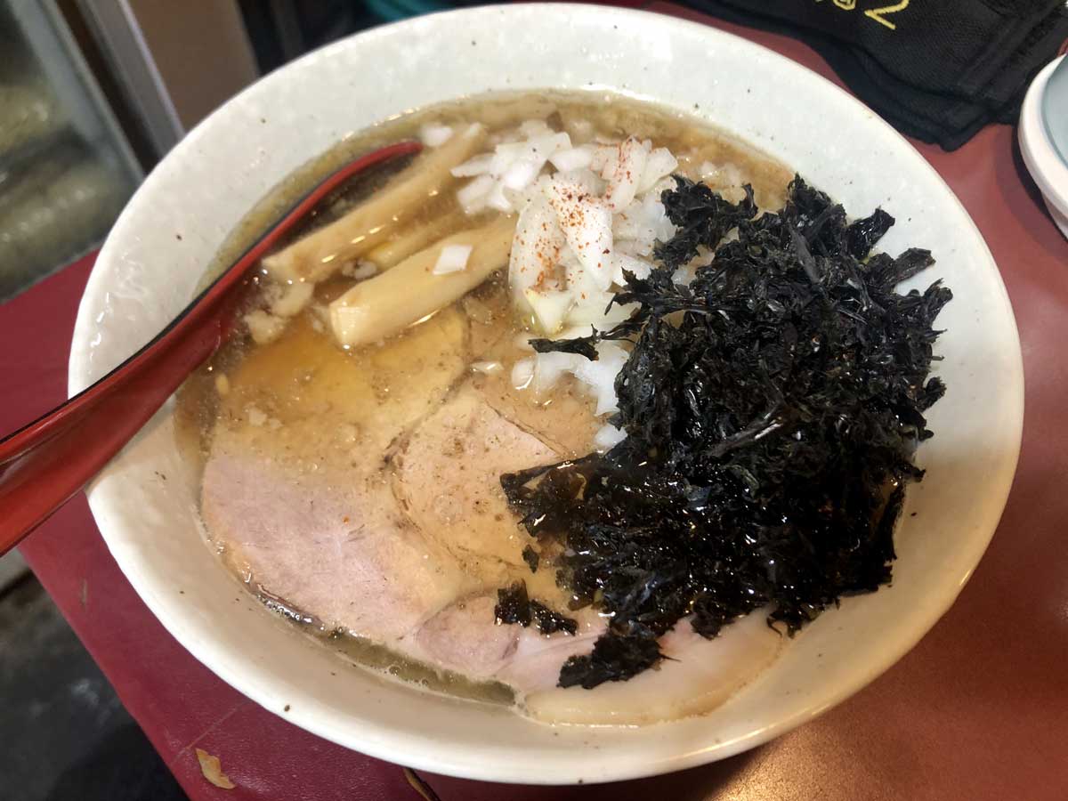 らーめん 豚鬼 4回目 麺一杯 らーめん 豚鬼 4回目 麺一杯