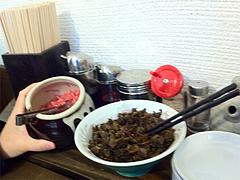 店内:卓上@ラーメン・博多麺屋台・た組