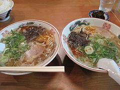 6ランチ:ラーメン・裏ラーメン@ラアメン博多幕府・ラーメン