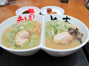 9食べ比べラーメン800円@赤のれん&とん吉