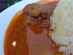スリランカカレー・リアルレッドのアップ@福岡市天神・ツナパハ