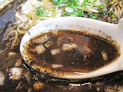 料理:黒坦々麺スープ@晴商店(はれしょうてん)・福岡市南区那の川
