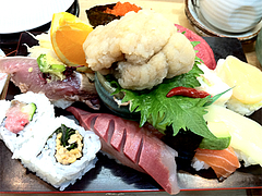 料理:ランチのすし定食裏@鮨あつ賀・福岡