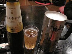もつ鍋居酒屋:ビール@おおはしてい・大橋・もつ鍋居酒屋