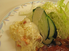 12ランチ:ポテサラ@定食の味作食堂