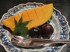 懐石:デザート@日本料理・浄水茶寮・薬院
