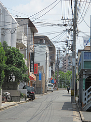 外観:お店のある通り@キッチンハウスあをい(あをい食堂)・平尾