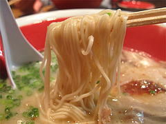 10ランチ:モヒカンラーメン麺@モヒカンらーめん・味壱家・津福本店