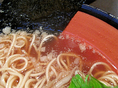 料理:醤油ラーメンのスープ@中華そば行徳家・野間