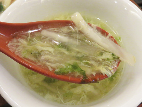 14至福のあんかけ焼きそばスープ
