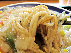 料理:太めん皿うどん麺@リンガーハット福岡大橋店