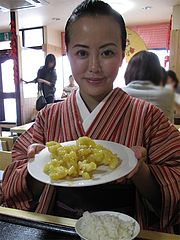 4ランチ;イカのマヨネーズ煮定食600円@翔悦・中華