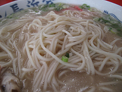 料理:ラーメン・カタ麺2@元祖ラーメン長浜家・港