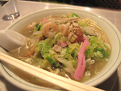 料理:チャンポン500円@中華料理・大楠飯店
