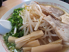 料理:もやしラーメン550円@、、(てんてん)ラーメン・井尻