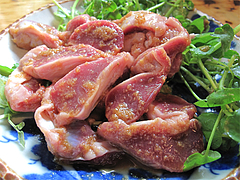 料理:砂ずり630円@地鶏炭火焼・佐土野家・湯布院(由布院)