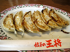 料理:餃子6ヶ210円@餃子の王将・二又瀬店・福岡