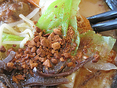 料理:パイクー麺にガーリック@味千拉麺・福岡東店・楽一街道箱崎店