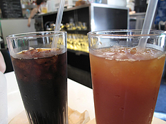 ランチ:アイスコーヒーとアイスティー@パロマグリル・天神
