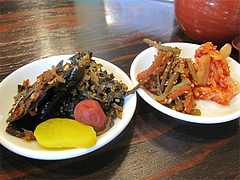 10ランチ:漬物・惣菜取り放題@博多ラーメン123・春日