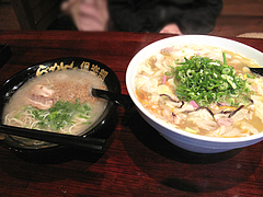 10ランチ:ラーメンとちゃんぽん@麺倶楽部・居酒屋げんき・春吉