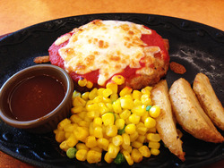 牛挽肉のチーズカツレツ499円479kcal@サイゼリヤ西新店
