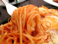 料理:ナポリタン!@ニュースマイル・薬院