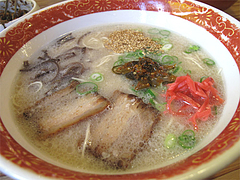 料理:博多ラーメン480円@めんくいや・福岡市中央区渡辺通
