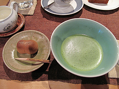 料理:抹茶・和菓子セット500円@夢空間はしまや・カフェ・倉敷