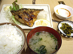 なが富の塩鯖ランチ@福岡市博多区中呉服町