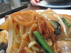 11ランチ:五目あんかけ皿うどんの麺@中華・舞鶴麺飯店