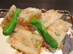 20ランチ:蓮根の海老すり身揚げ@うら本・赤坂・警固