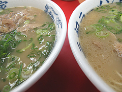 ランチ:ナシカタとカタ@元祖ラーメン長浜家・大手門