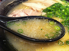 ランチ:しお豚骨らーめんスープ@博多ラーメン龍人・赤坂