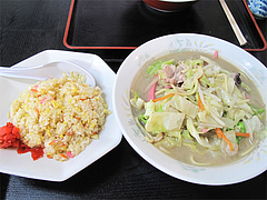 料理:チャンポンセット700円@香蓉軒・那珂川