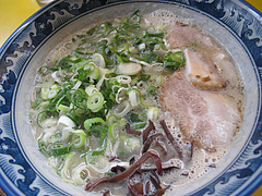 料理:ねぎラーメン550円@とんこつラーメン・たえちゃん