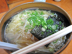 料理:和風らーめん400円@めん処・三喜(三木製麺所)