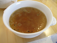 料理:お代わり無料スープ@生パスタの店アンチョビ・平尾