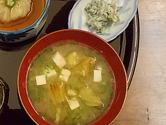 14ランチ:味噌汁・大根おろし@和食・四季菜・益々・小郡