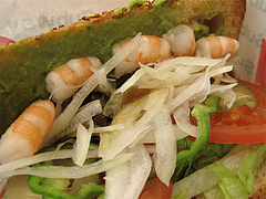 料理:えびアボカドアップ@SUBWAY(サブウェイ)天神昭和通り店