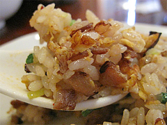 15ランチ:焼き飯アップ@中華の鉄人・須崎