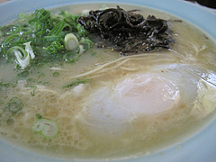 10ランチ:玉子入りラーメン600円@昭和福一ラーメン・那珂川・春日