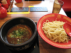 13ランチ:カレーつけ麺・太麺200g・850円@つけ麺・麺研究所・麺屋・慶史・大手門
