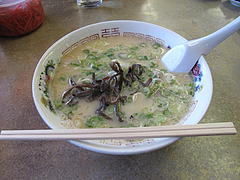 8ランチ;長浜ラーメン530円@長浜ラーメン・一心亭本店・小田部
