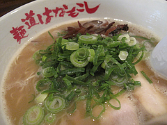 7ランチ:ラーメン全景@麺道はなもこし(花もこし)・薬院