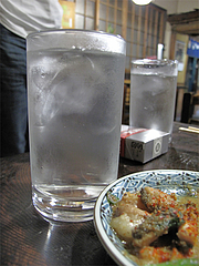 料理:芋焼酎350円@くらり庵