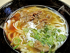 料理:かしわうどん390円@セクスィー系な、おばちゃんうどん・渡辺通サンセルコ