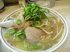 料理:もやしラーメン530円@長浜ラーメン一龍亭・博多区千代